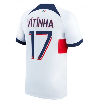 Paris Saint-Germain Vitinha #17 Segunda Equipación 2023-24 Manga Corta